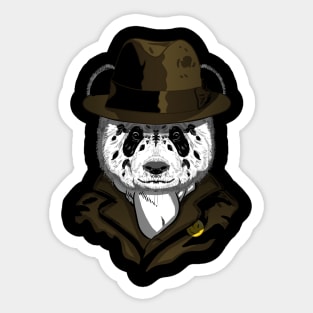 Panda Rorschach Sticker